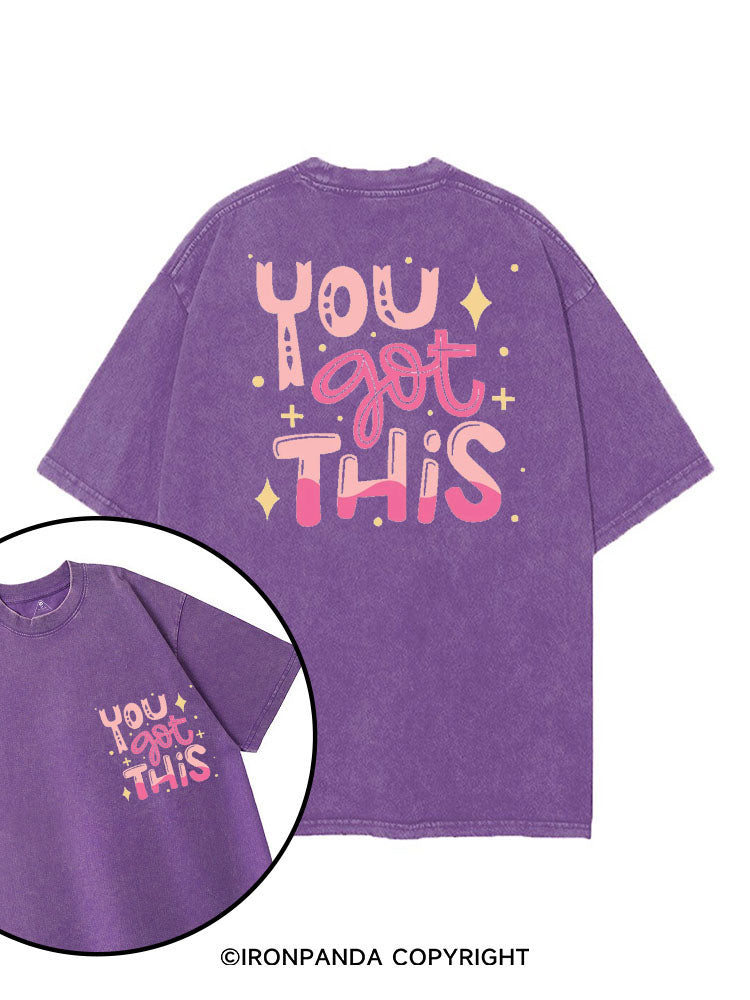 YOU GOT THIS GYM printed Gym Shirt
