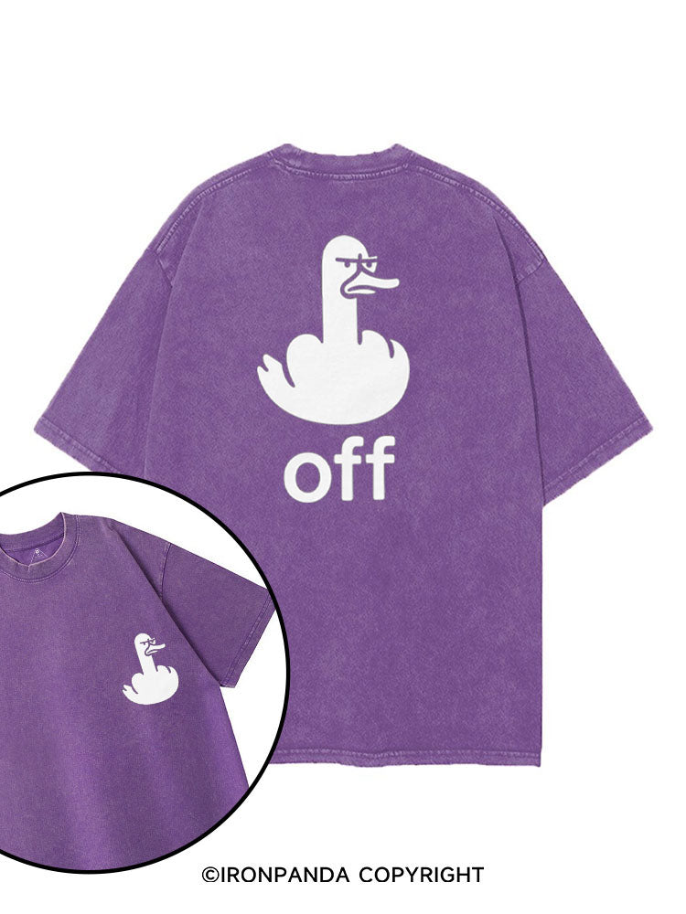 OFF SILLY GOOSE printed Gym Shirt