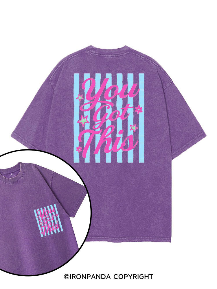 YOU GOT THIS printed Gym Shirt