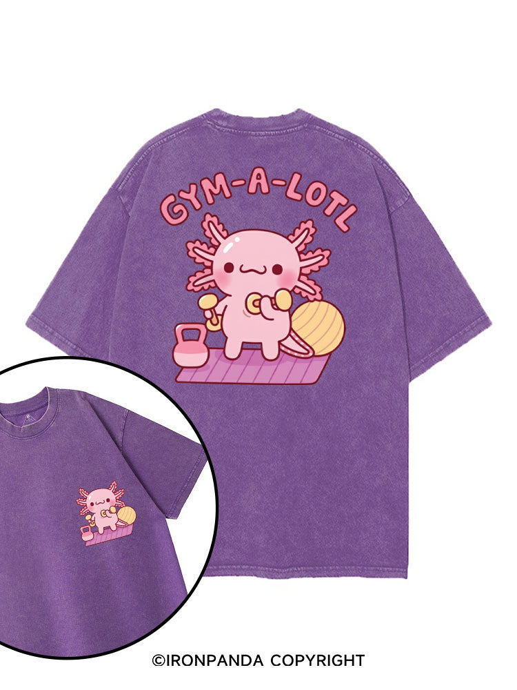 GYM-A-LOTL printed Gym Shirt