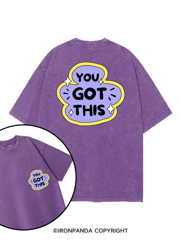 YOU GOT THIS printed Gym Shirt