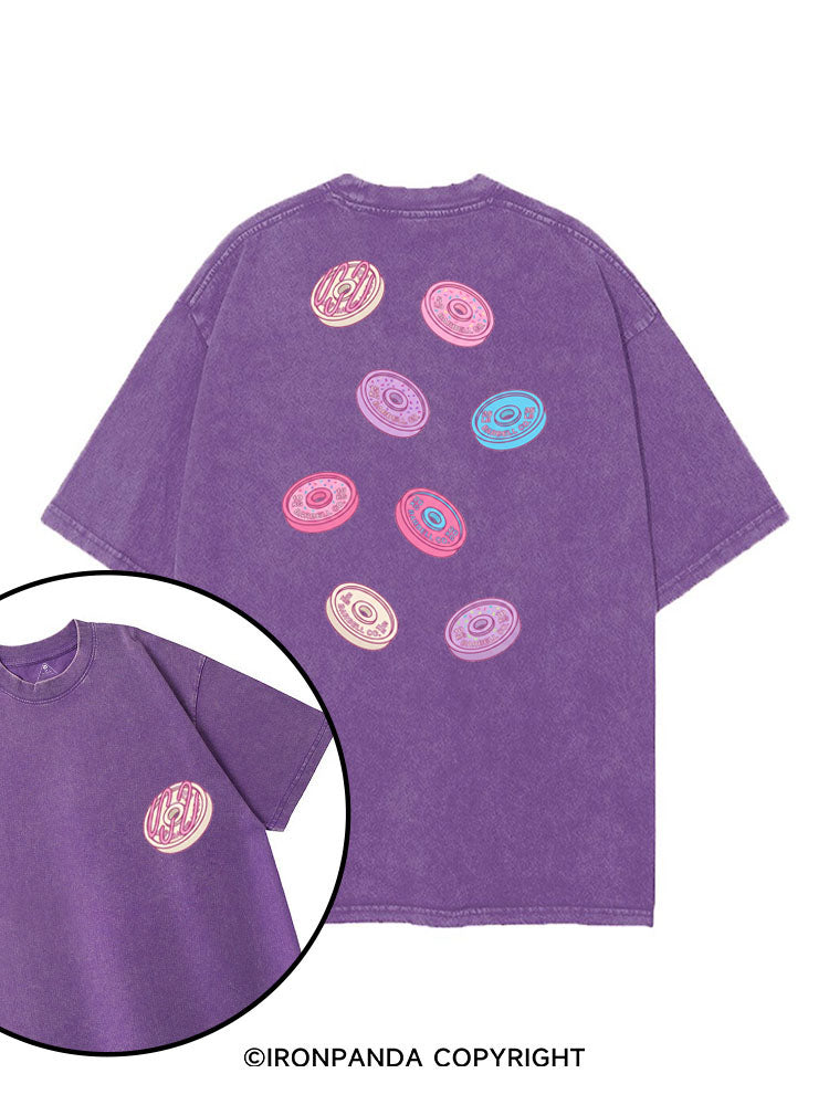 DONUT PLATES printed Gym Shirt