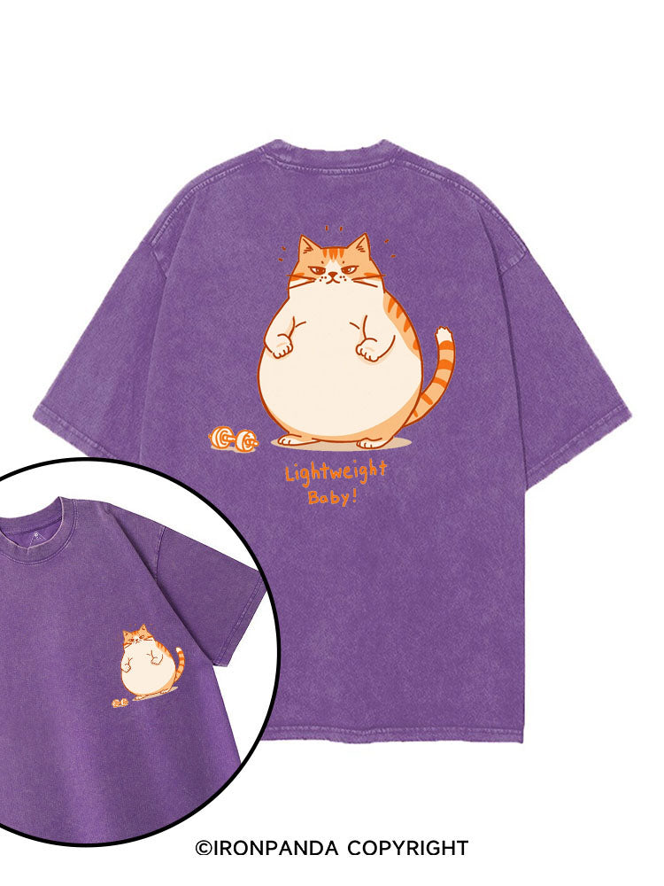 LIGHTWEIGHT BABY! printed Gym Shirt