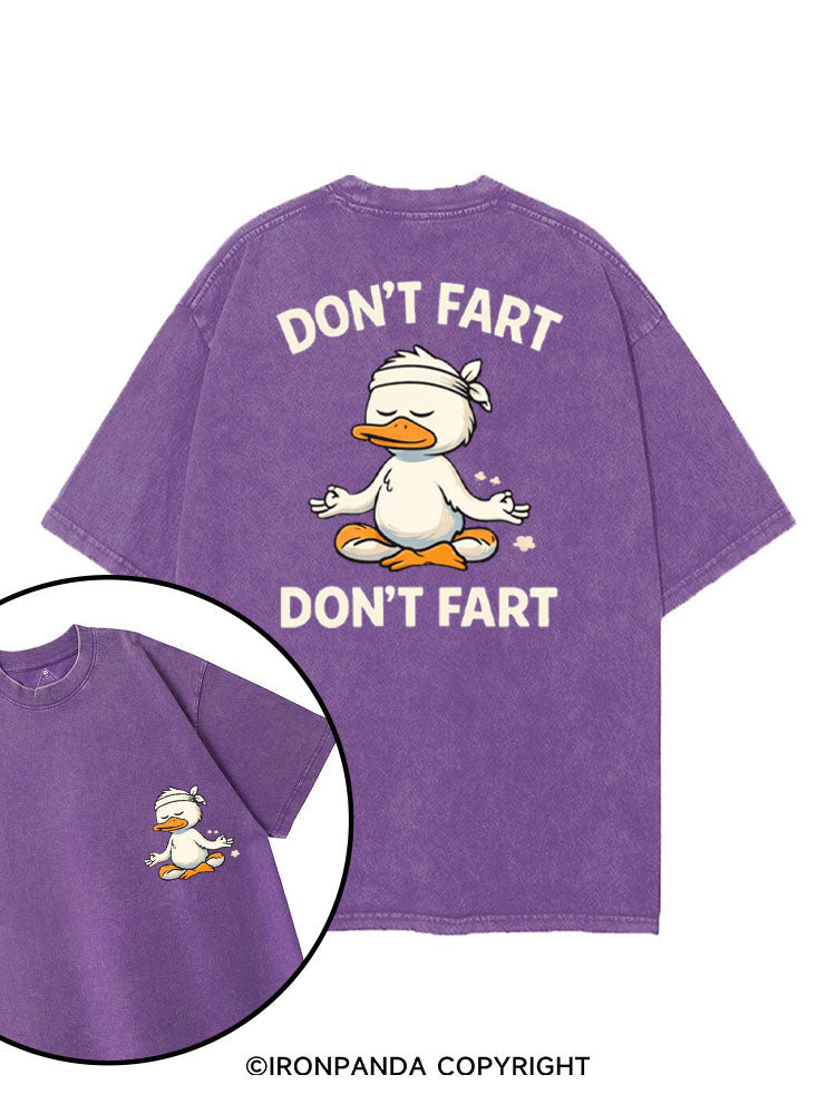 DON'T FART printed Gym Shirt