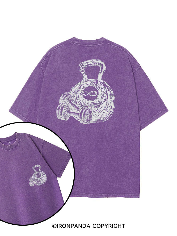 INFINITE STRENGTH printed Gym Shirt