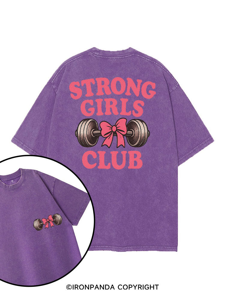 STRONG GIRLS CLUB printed Gym Shirt