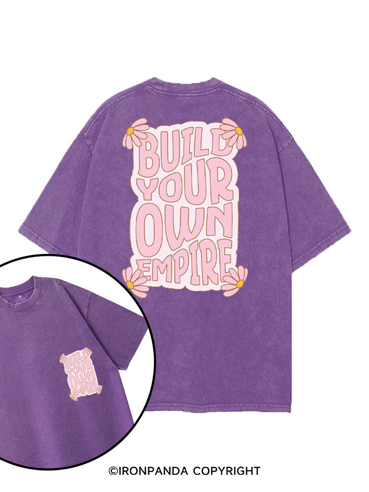 BUILD YOUR OWN EMPIRE printed Gym Shirt