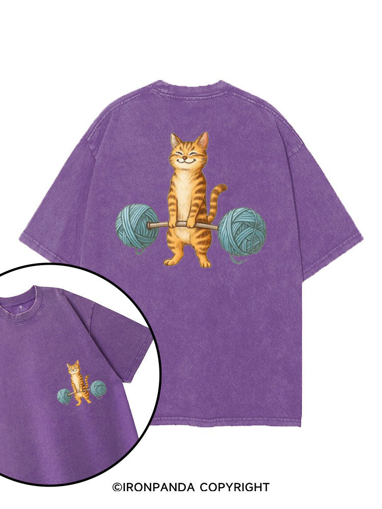 YARN LIFTER printed Gym Shirt