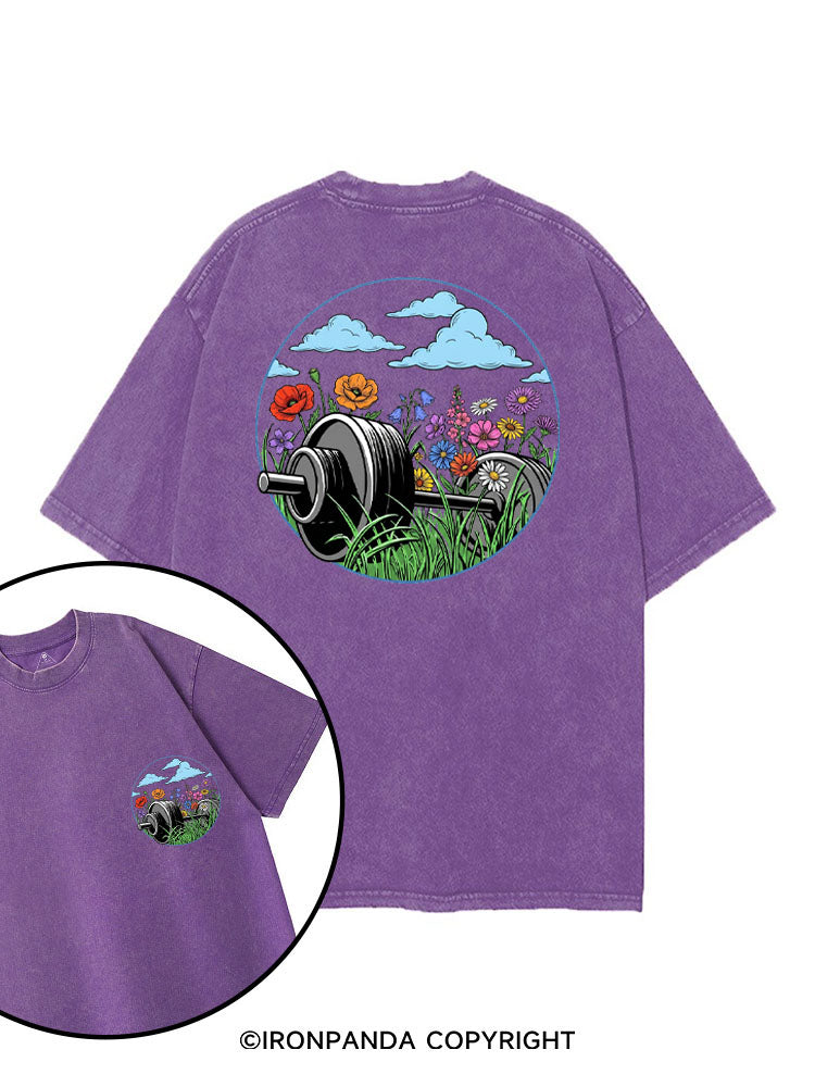 GROW STRONG printed Gym Shirt