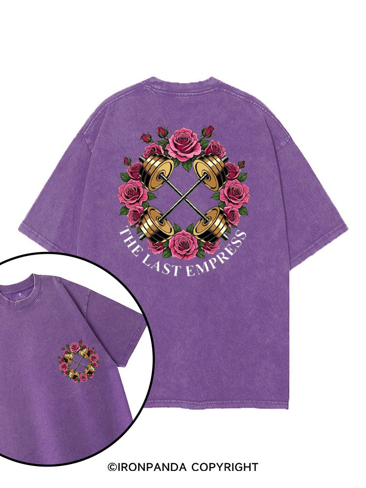 THE LAST EMPRESS printed Gym Shirt