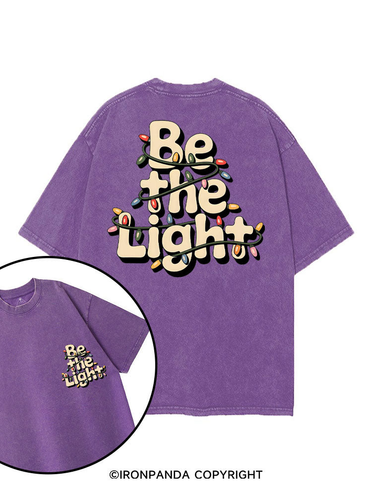 BE THE LIGHT printed Gym Shirt