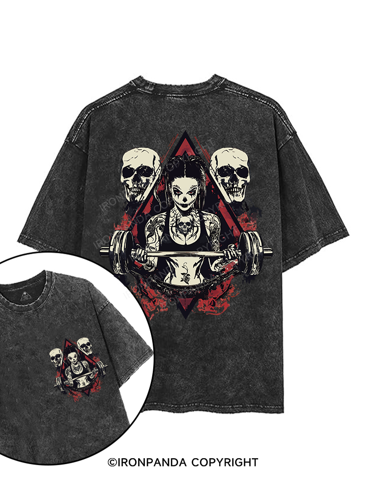 DEADLIFTS TILL DEATH printed Gym Shirt