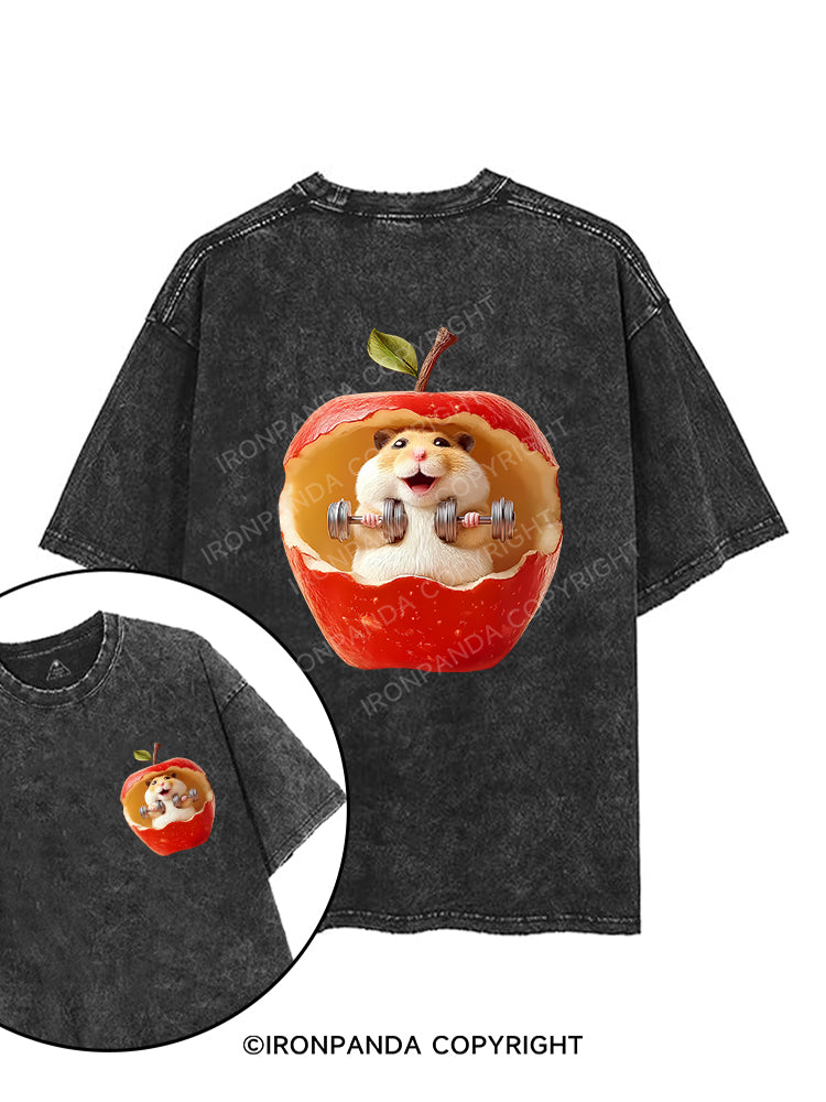 BITE INTO FITNESS printed Gym Shirt