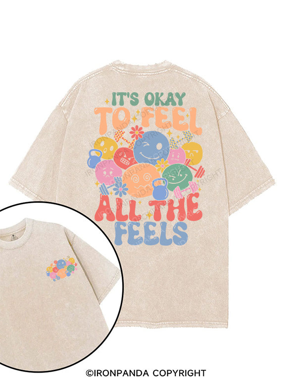 it's okay printed Gym Shirt