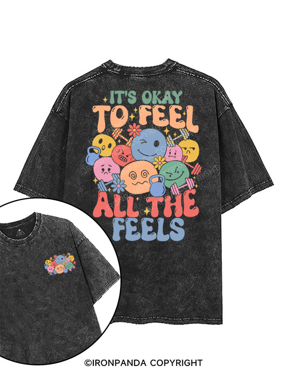 it's okay printed Gym Shirt