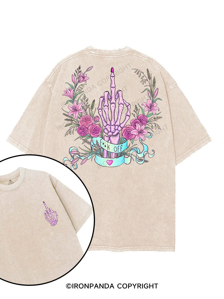 fuck off printed Gym Shirt
