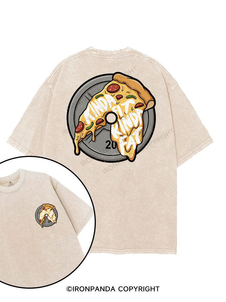 Kinda Fat Kinda Fit printed Gym Shirt