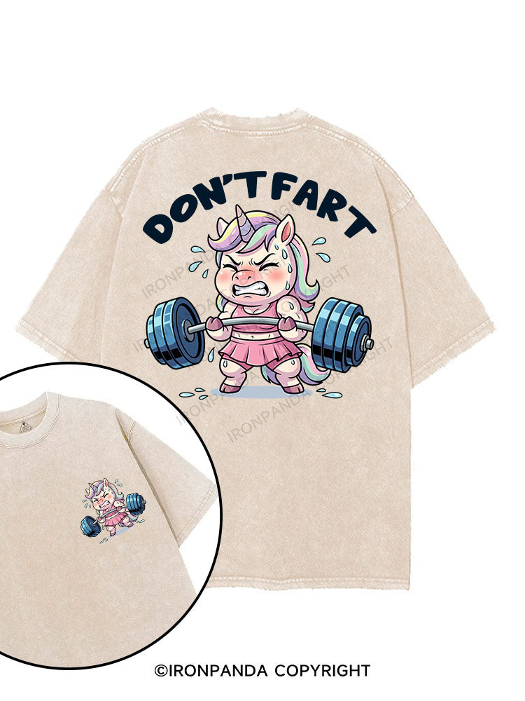 Don’t Fart printed Gym Shirt