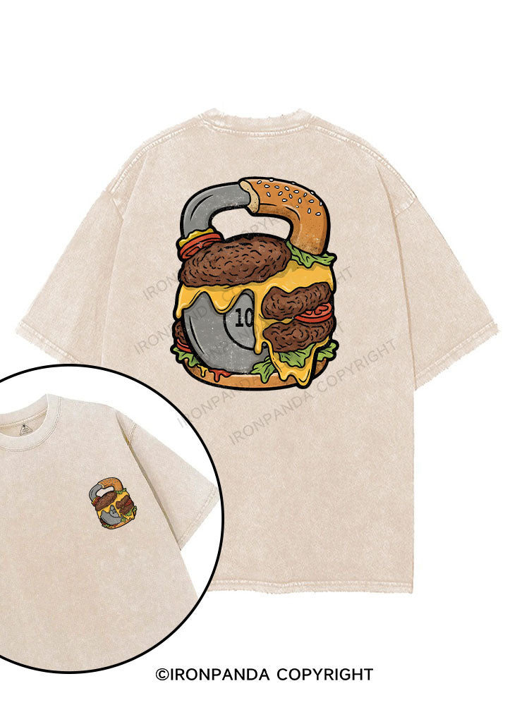 Kinda Fit Kinda Hungry printed Gym Shirt
