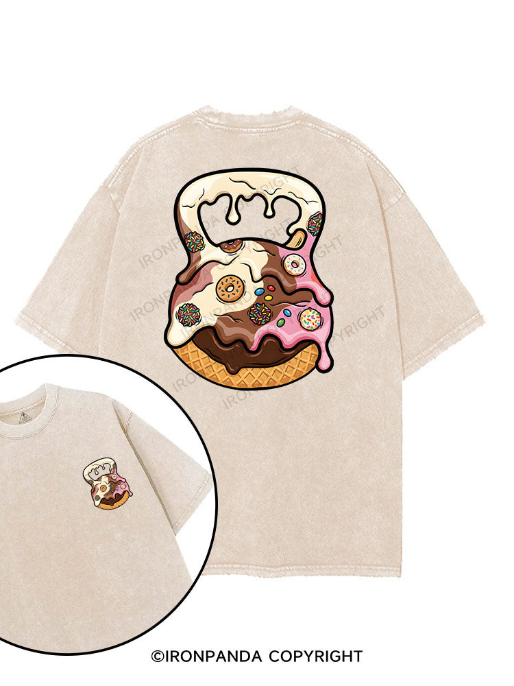 kinda fit sorta fat printed Gym Shirt