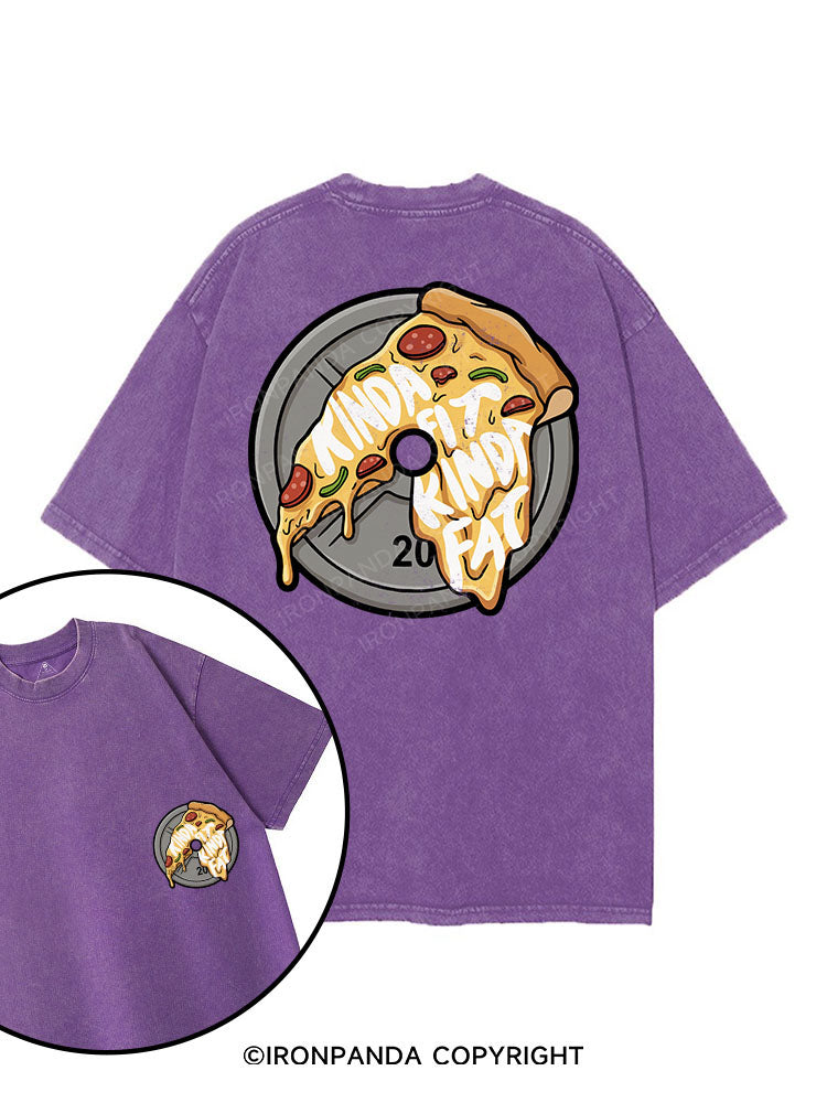 Kinda Fat Kinda Fit printed Gym Shirt