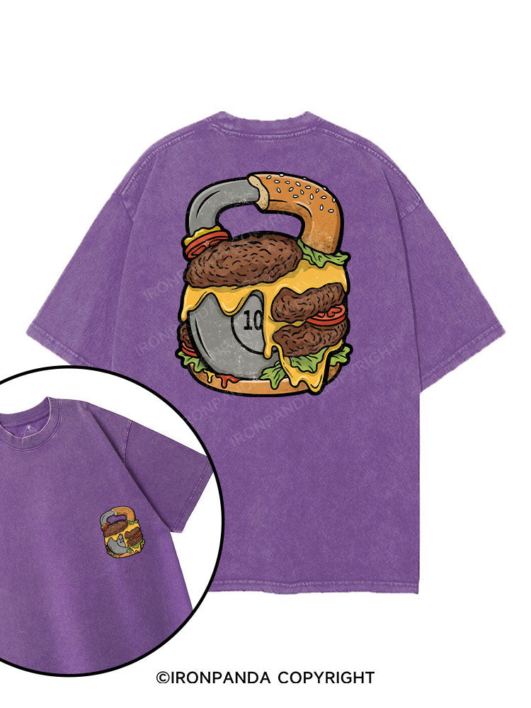 Kinda Fit Kinda Hungry printed Gym Shirt