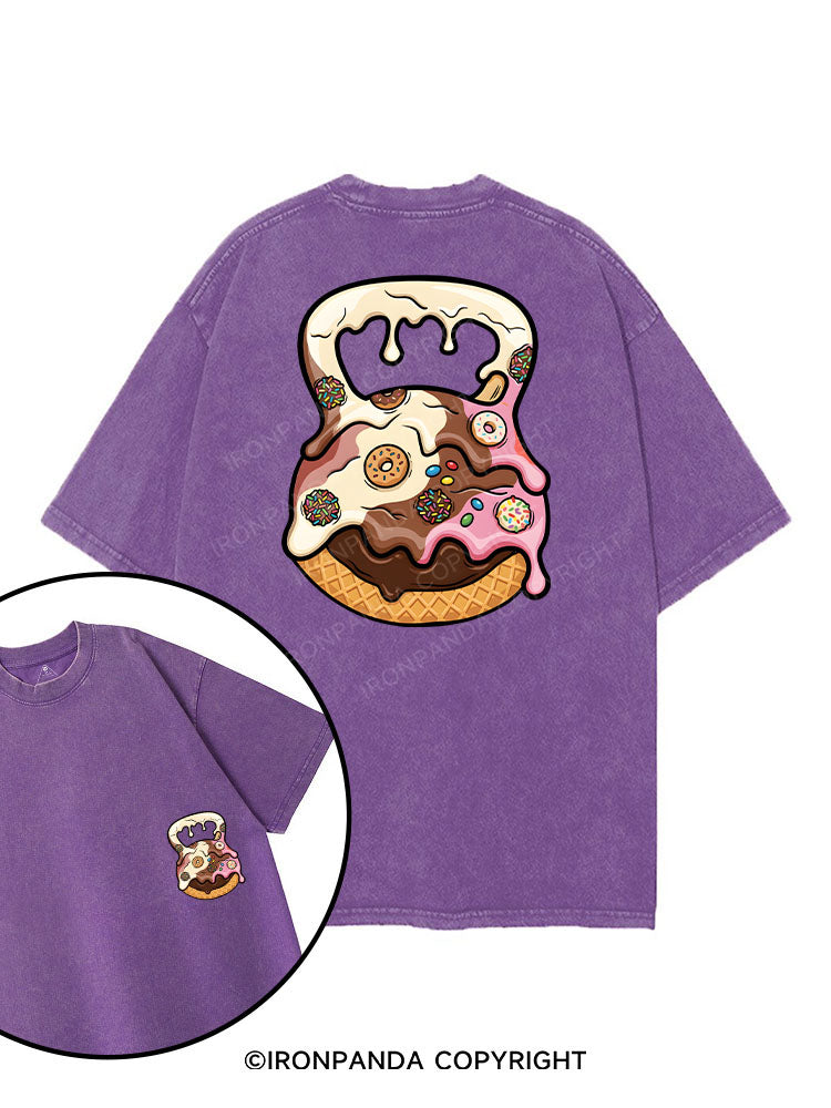 kinda fit sorta fat printed Gym Shirt