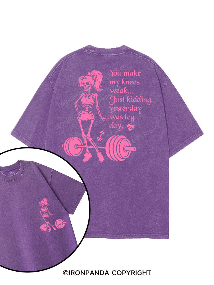 When Fitness Meets Flirt printed Gym Shirt