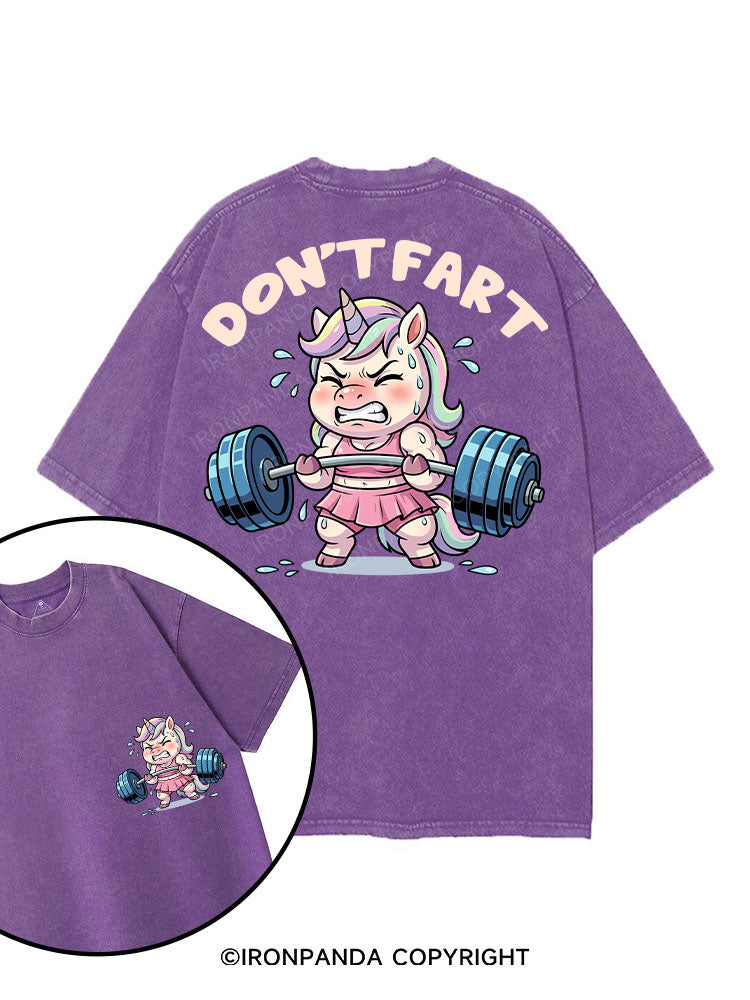 Don’t Fart printed Gym Shirt