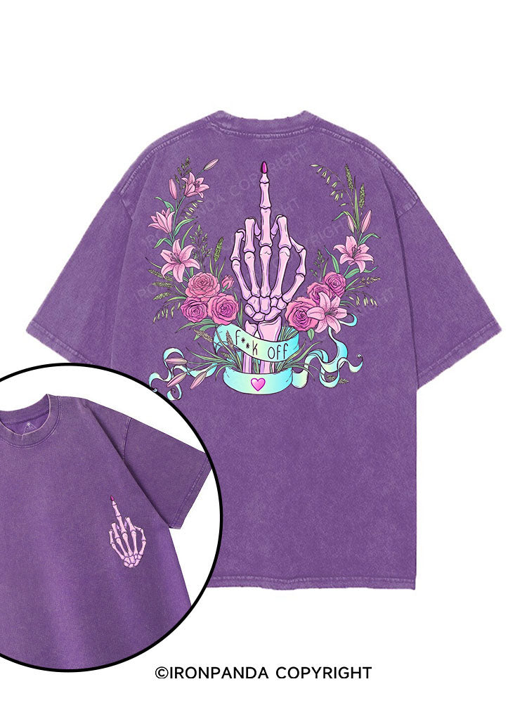 fuck off printed Gym Shirt