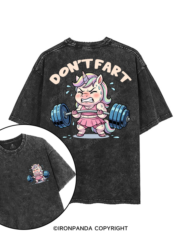Don’t Fart printed Gym Shirt