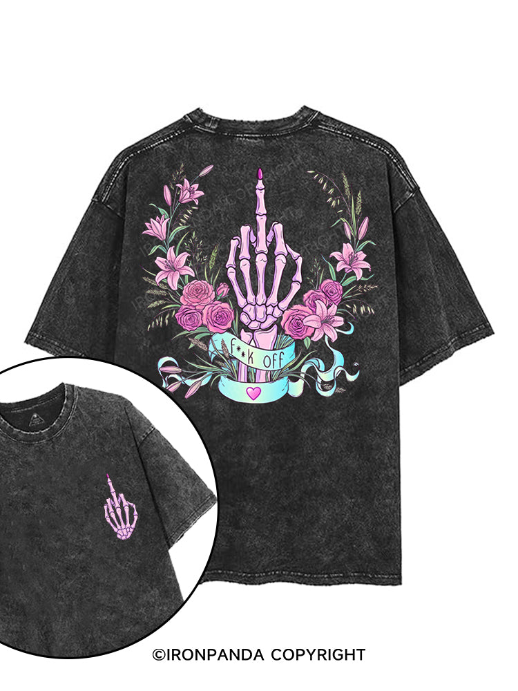 fuck off printed Gym Shirt