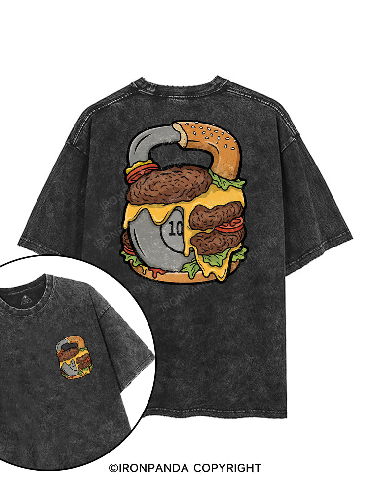Kinda Fit Kinda Hungry printed Gym Shirt