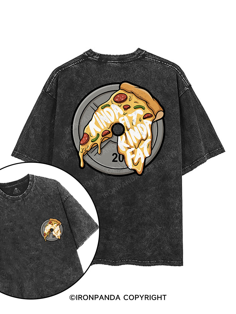 Kinda Fat Kinda Fit printed Gym Shirt