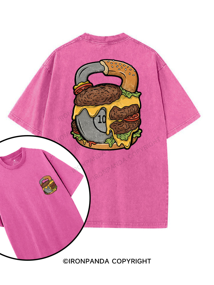 Kinda Fit Kinda Hungry printed Gym Shirt