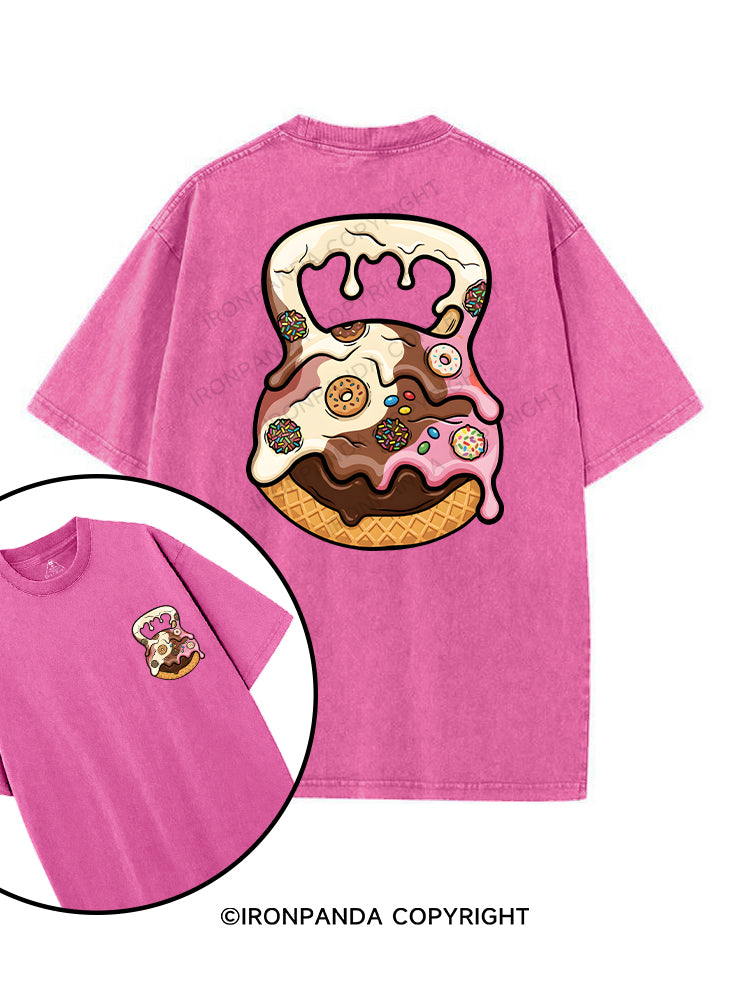 kinda fit sorta fat printed Gym Shirt