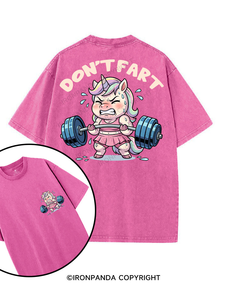 Don’t Fart printed Gym Shirt