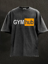 Gym Hub Washed Gym Shirt