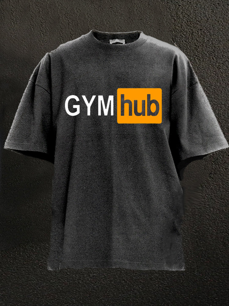 Gym Hub Washed Gym Shirt