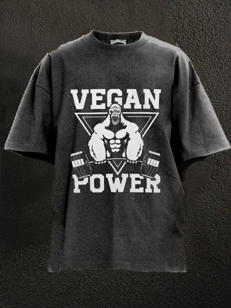 Vegan Power Washed Gym Shirt