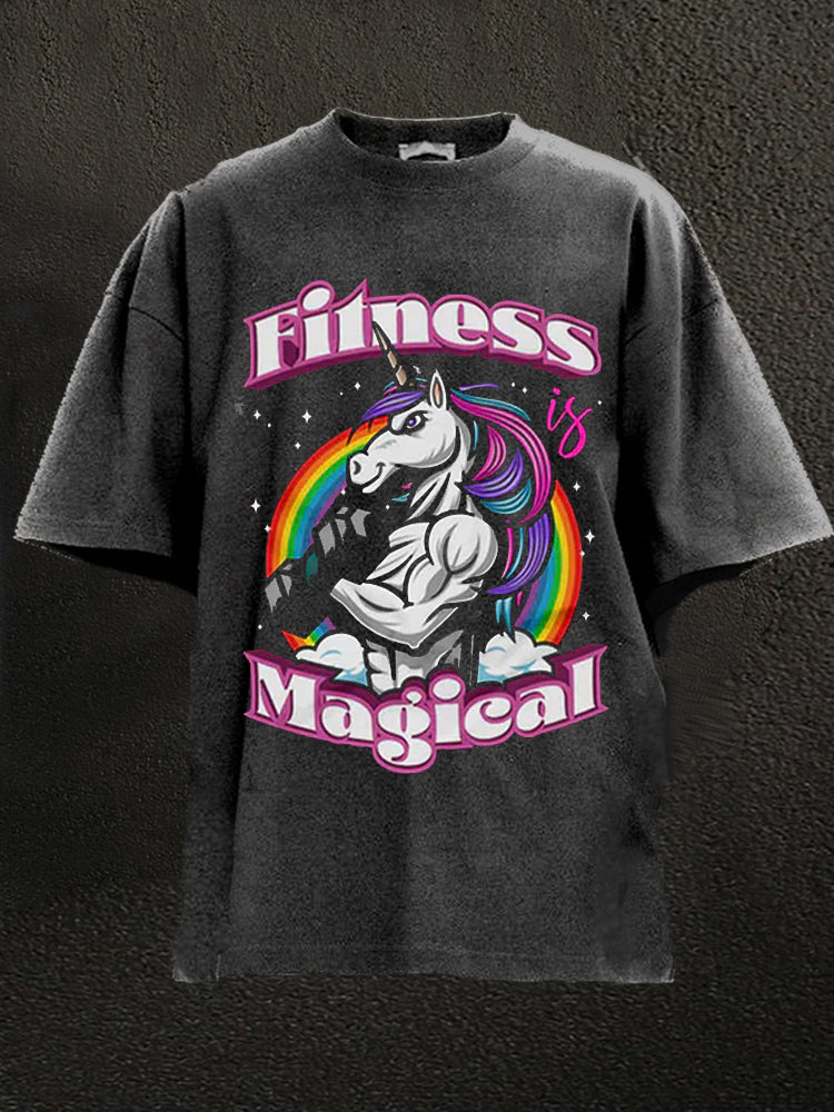 Fitness Magical Washed Gym Shirt