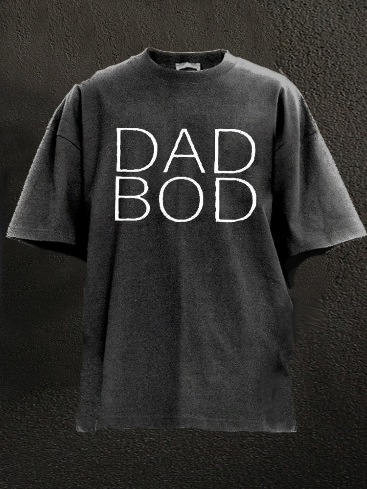 Dad Bod Washed Gym Shirt