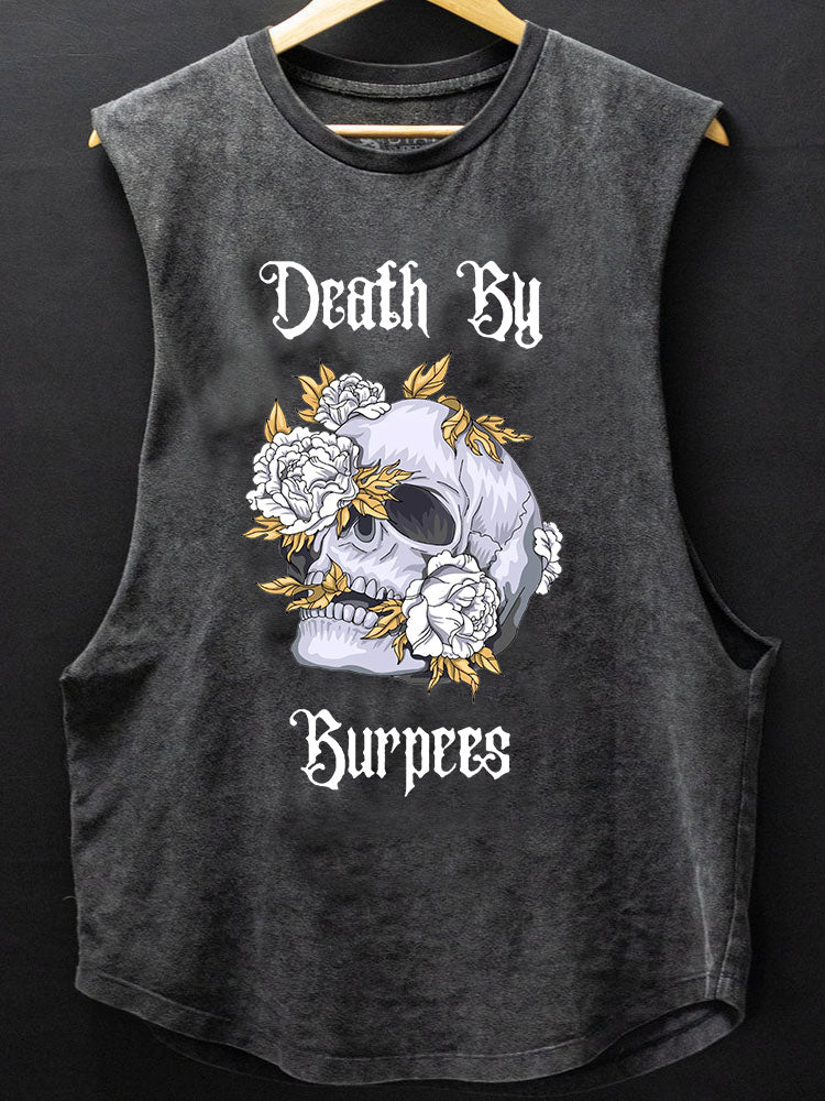 Death By Burpees Scoop Bottom Cotton Tank