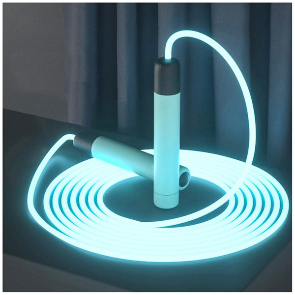 Fitness Indoors Outdoors LED Adjustable Glowing Jump Ropes
