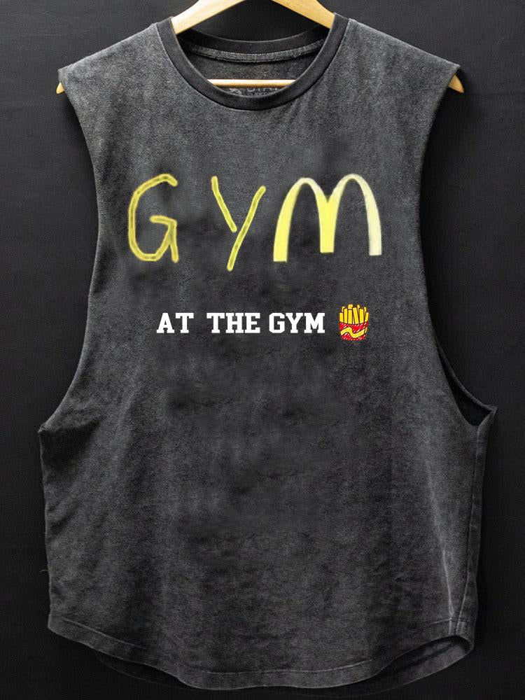 At the gyM Scoop Bottom Cotton Tank