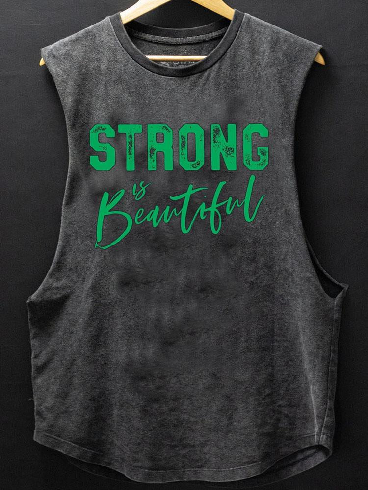 Strong is Beautiful Scoop Bottom Cotton Tank