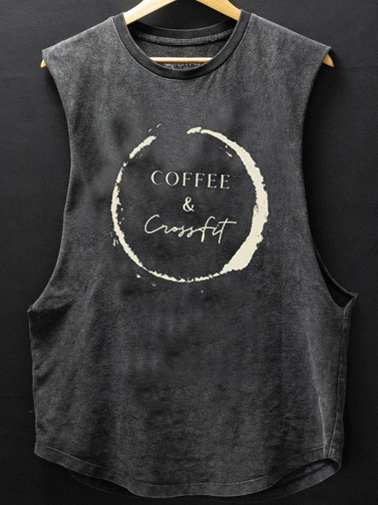 Coffee and Crossfit Scoop Bottom Cotton Tank