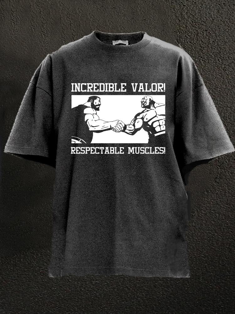 Respectable Muscles Washed Gym Shirt