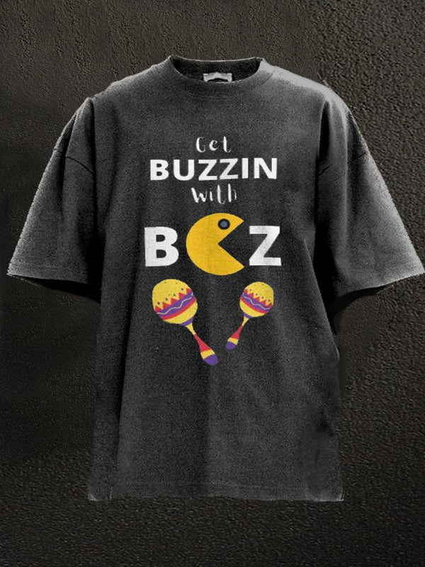 Get Buzzing With Bez Washed Gym T-shirt